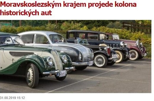 Týden.cz - Čtyři desítky historických automobilů s posádkami v dobových úborech ...